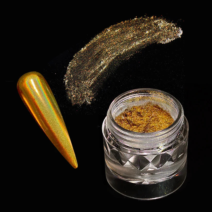 Nail Glitter Metallic Rubbing Dust Gel Polish