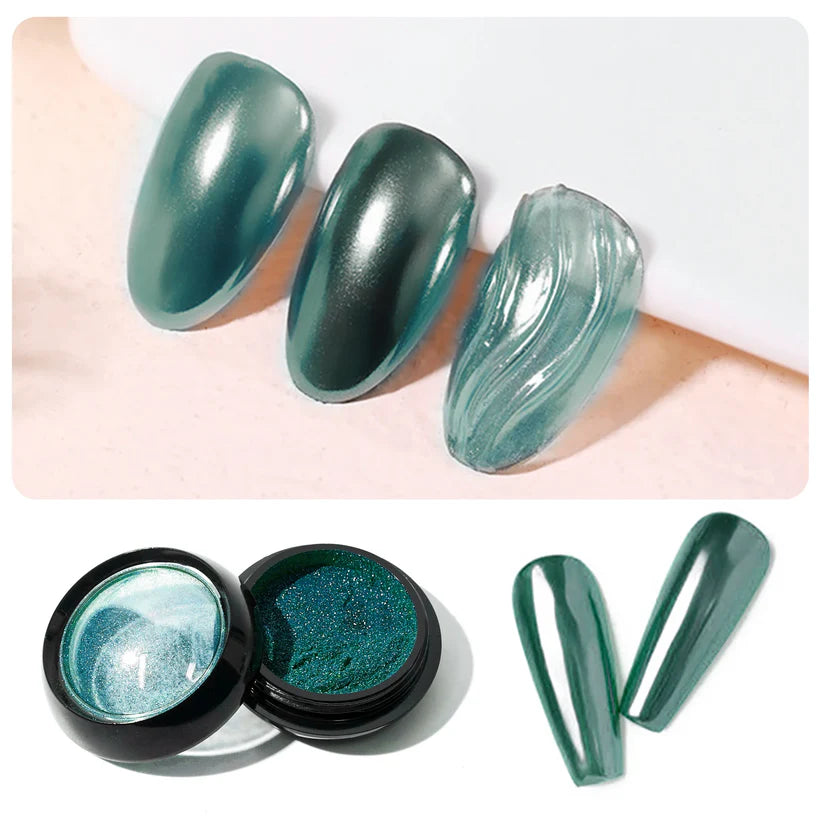 Nail Glitter Metallic Rubbing Dust Gel Polish